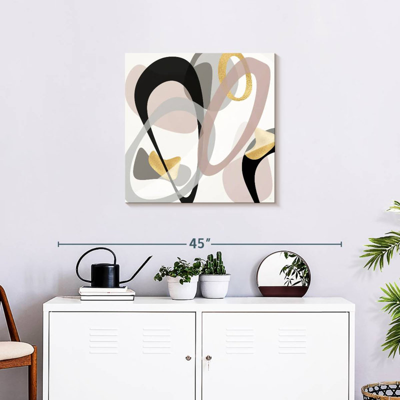 Tumbled Golden II, 24'' H x 24'' W