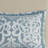 8 Piece Jacquard Comforter Set Aqua/Silver