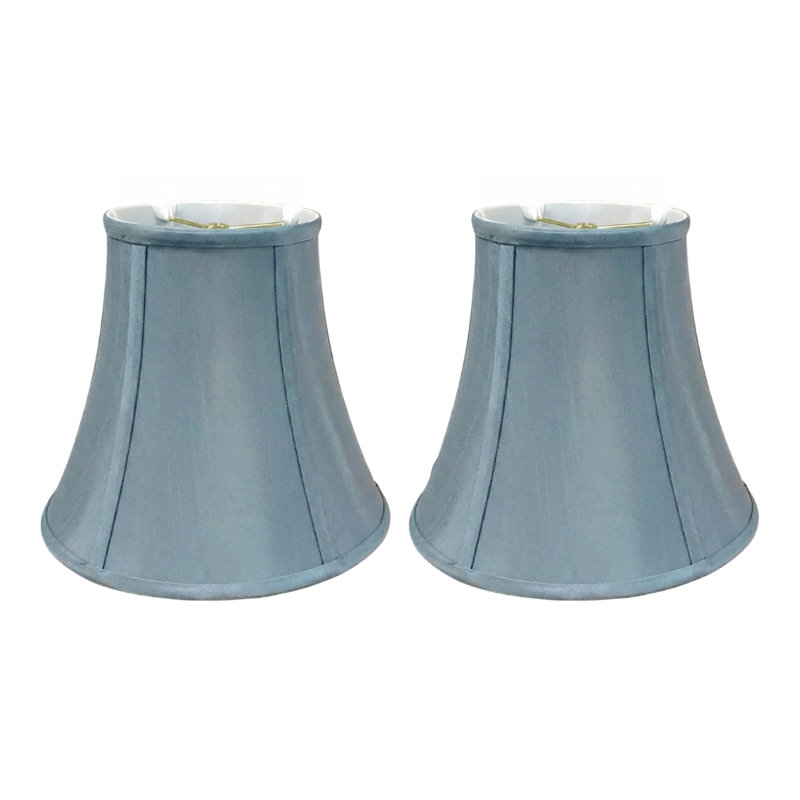 Royal Designs, Inc. BSO-704-14BLU-2 Abat-jour de base véritable cloche, 7 x 14 x 11,5, bleu, paquet de 2, Bleu