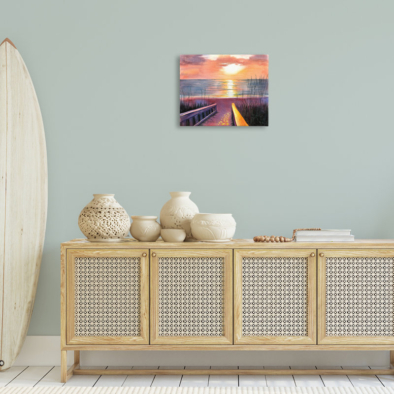 «Sea Sunset Reflection» par Christine Reichow, H 16 po x l 20 po