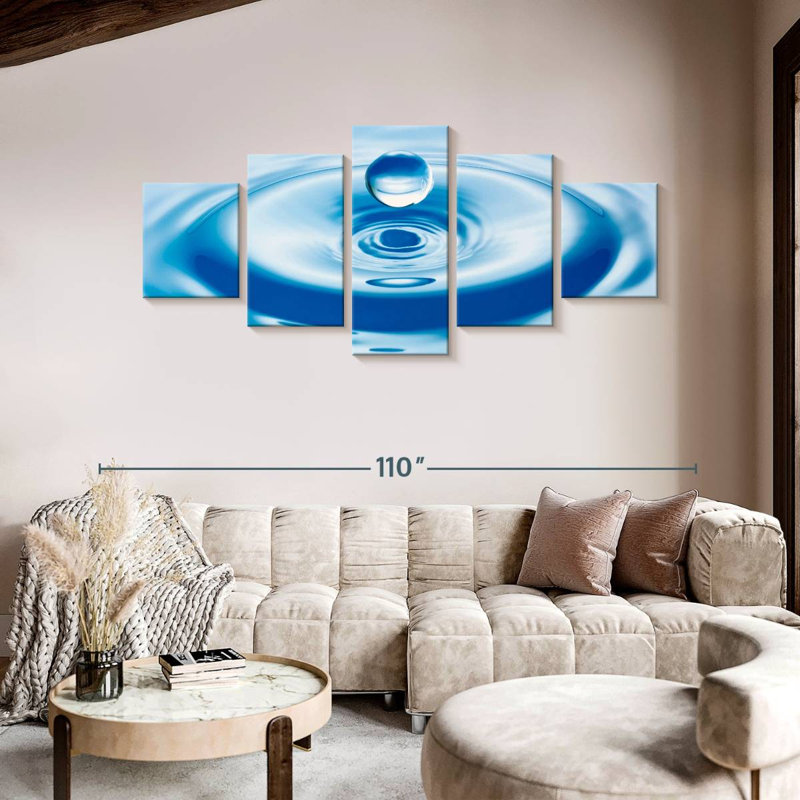 Droplet, 42" H x 92" W