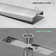 12 Inch Linear Shower Drain With Tile-In Pattern Grate