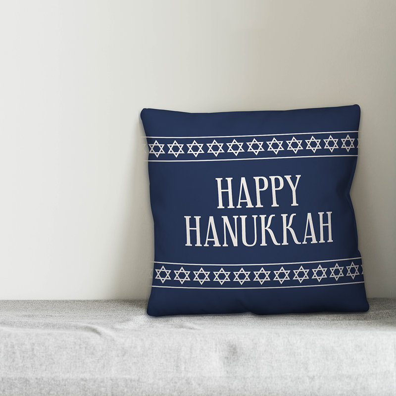  Happy Stars Throw Pillow Cover, 16" x 16"