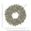 Couronne de sapin 36 po UV Pin / Magnolia / Berry