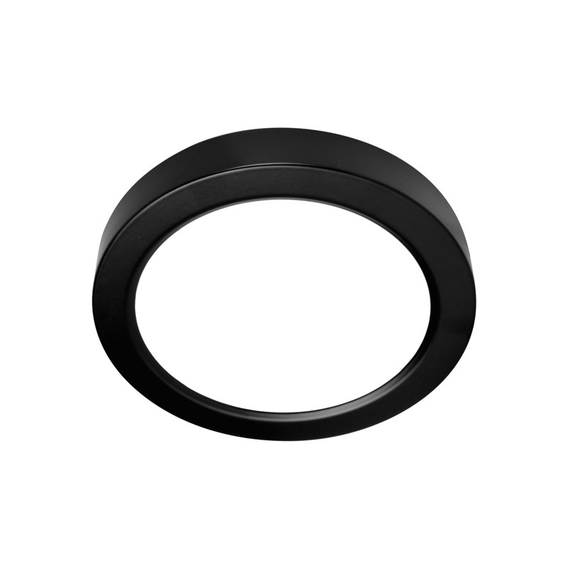 Plafonnier encastré à DEL Kocher, Noir, H 0,68 po x l 4,36 po x P 4,36 po