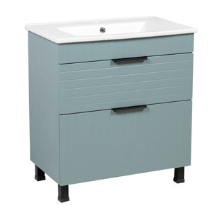 Jakkar 26'' Single Bathroom Vanity with Ceramic Top