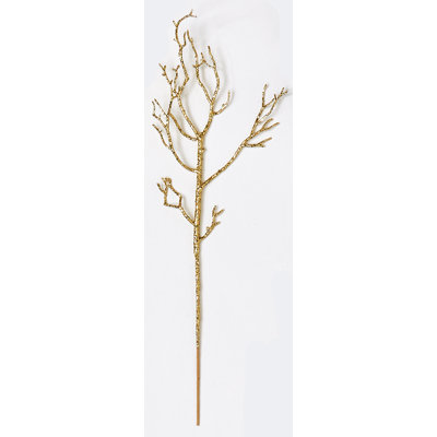 18" Glitter Twig Christmas Pick