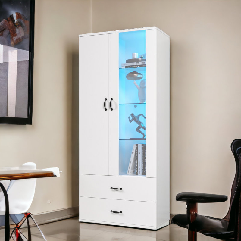 Ashonda 182cm H x 59.5cm W Standard Bookcase
