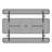 96" Rectangular Picnic Tables Black-421959964