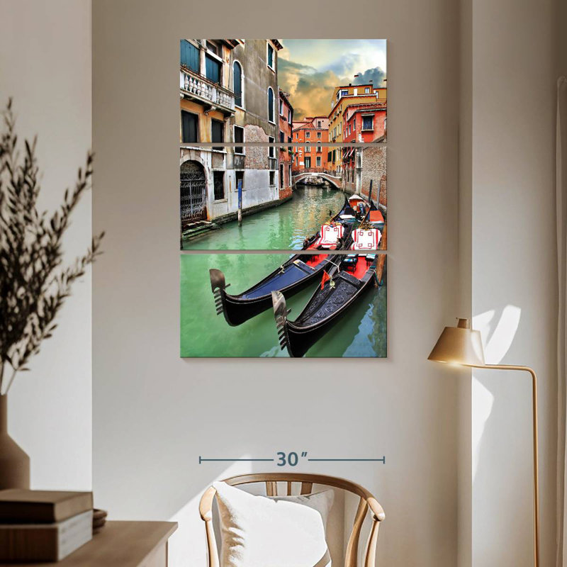 Nicci Romantic Venice Canal, 65" H x 42" W