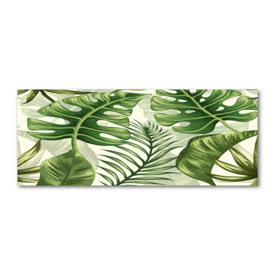 Tropical Leaves - Wrapped Canvas Print