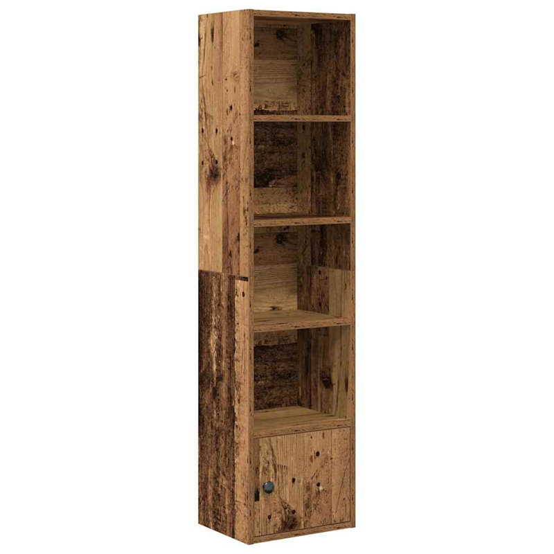 Conary 31cm W Bookcase, (5 Shelves) 127cmH x 31cmW x 24cmD, Old Wood