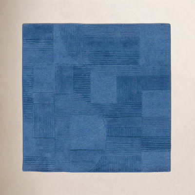 Ivanenko Hand Tufted Geometric Area Rug