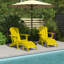 Repose-pieds pliable en plastique PEHD Adirondack-891781473