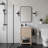 Featuring a ceramic sink, freestanding single vanity