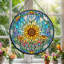 Panneau de vitrail Sunflower-625887550