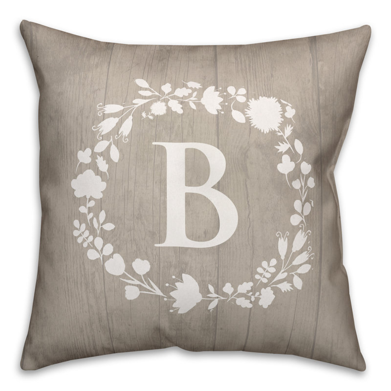 Reversible Throw Pillow, B