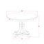 Table de salle à manger Ariahana - plateau de table rond en bois avec base piédestal-474475446-474475447-477812271