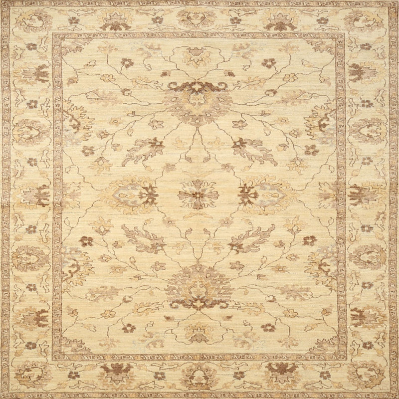 Cherfrere Oriental Indoor Rug, Square 4'