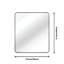 Miroir de salle de bain rectangulaire