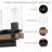 Berumen 3-Light Dimmable Matte Vanity Bathroom Light with Glass Shade-2040185282