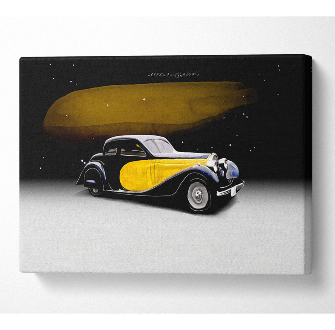 Der erste Bugatti Veyron - Kunstdrucke auf Leinwand - Wrapped Canvas