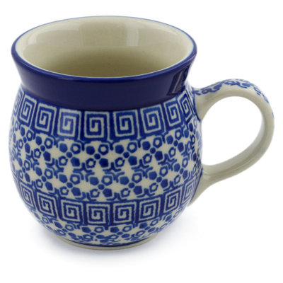 Tasse à bulles en grès poli 8 oz - Jardin grec