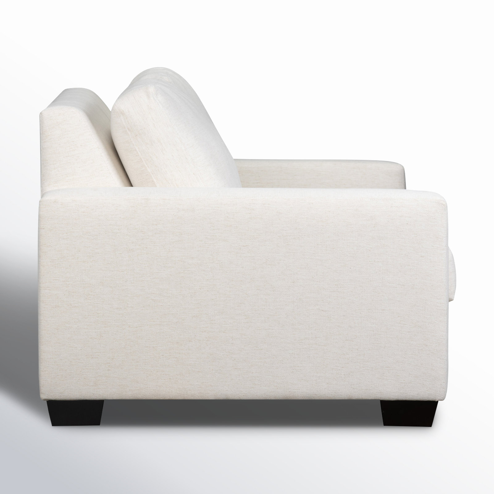 Jonie 91'' Upholstered Sofa, Nomad Snow Crypton® Chenille