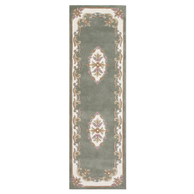 Hounslow Oriental Wool Hand Tufted Area Rug, Runner 68 x 235 cm