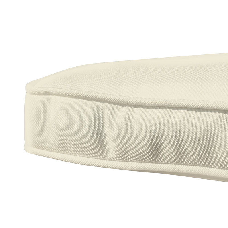 Toscana Bench Cushion, Beige, 5cm H x 152cm W x 44.5cm D