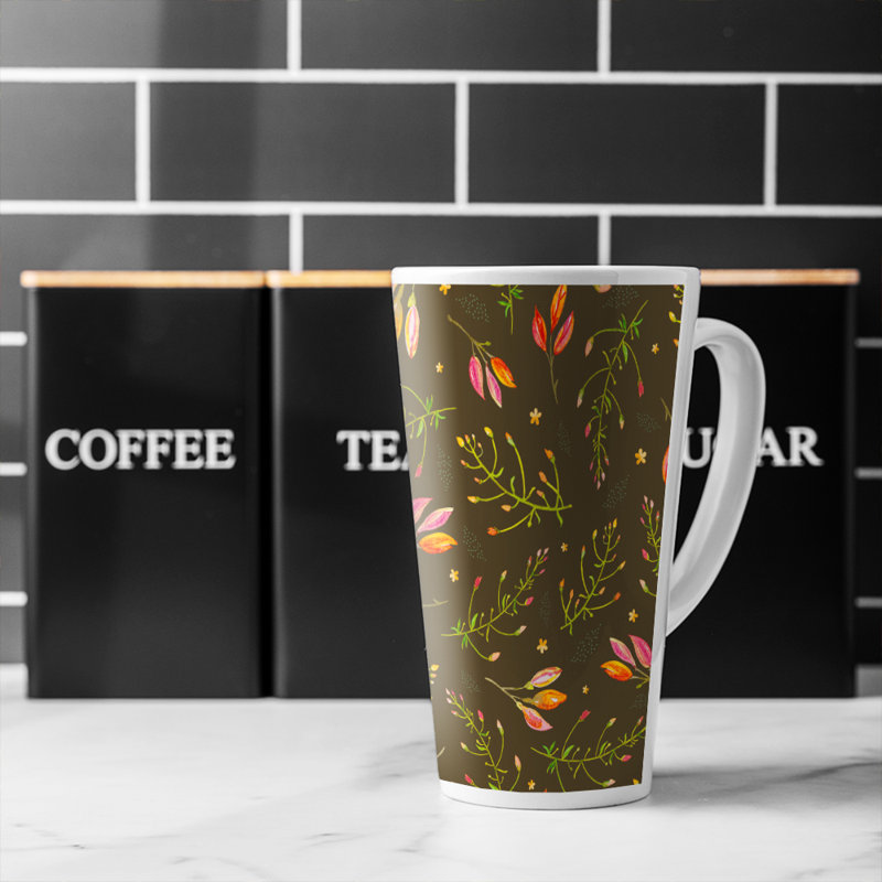 Ceramic Coffee Mug, Dark Green