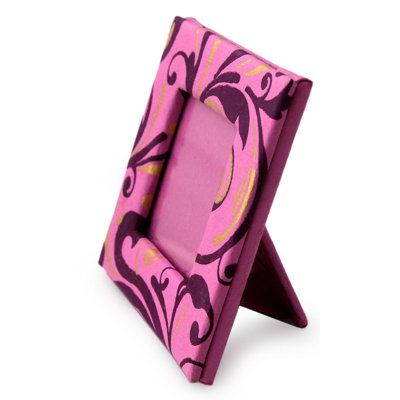 Mehul Pink Paper Matte Picture Frame