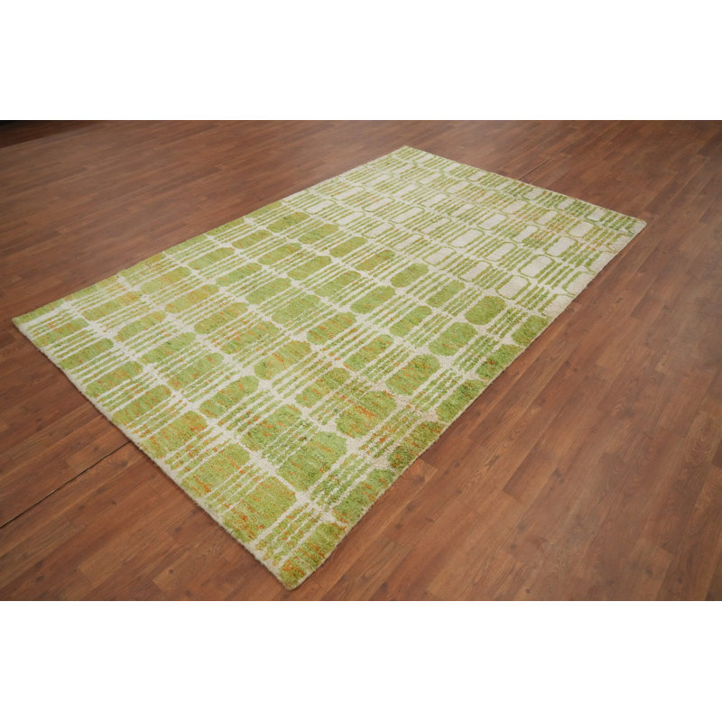 Tapis de salon moderne et abstrait 5 x 8