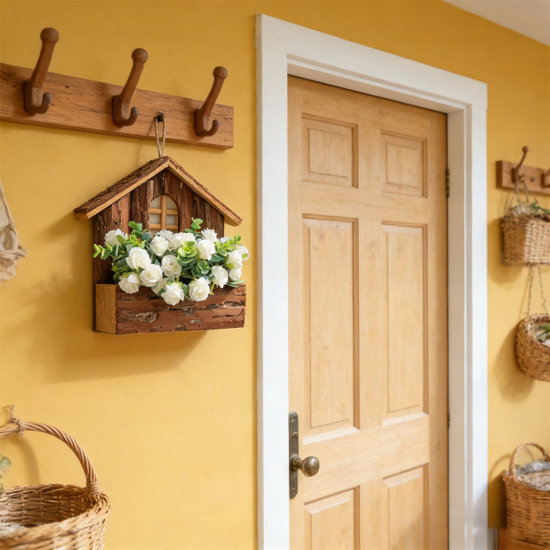 Wall-Mounted Artificial Flower