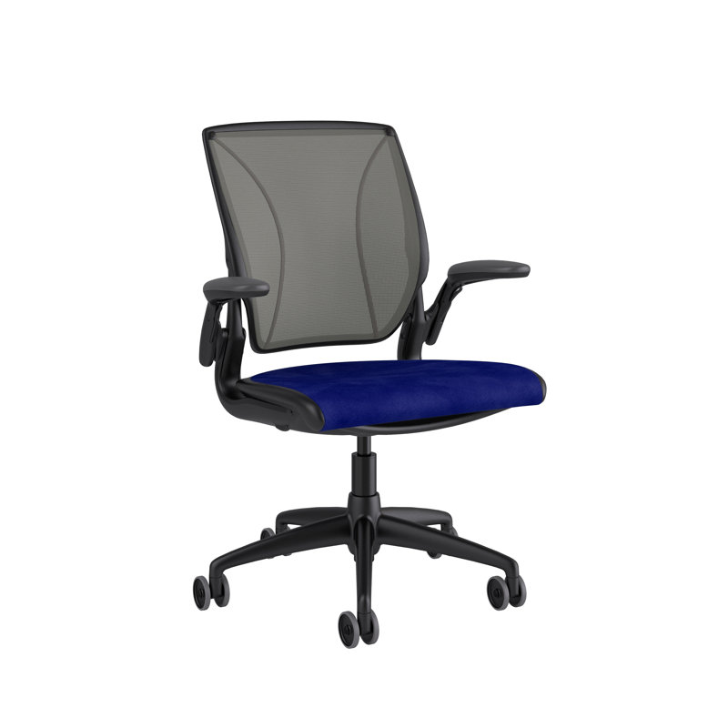 Diffrient World Wool Task Chair, Black, Catena/Caraway, Corde/Black