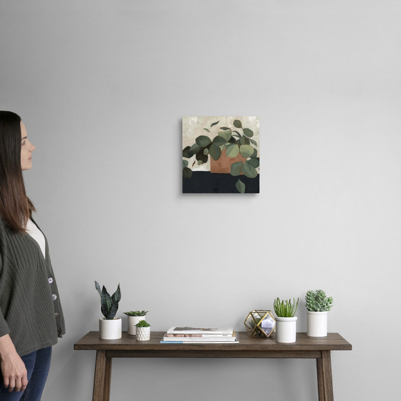 Jade Hoya II, art mural sur toile, Toile tendue, H 12 po x l 12 po
