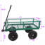 Les chariots de chariot de jardin avec outils solides de roues facilitent le transport du bois de chauffage