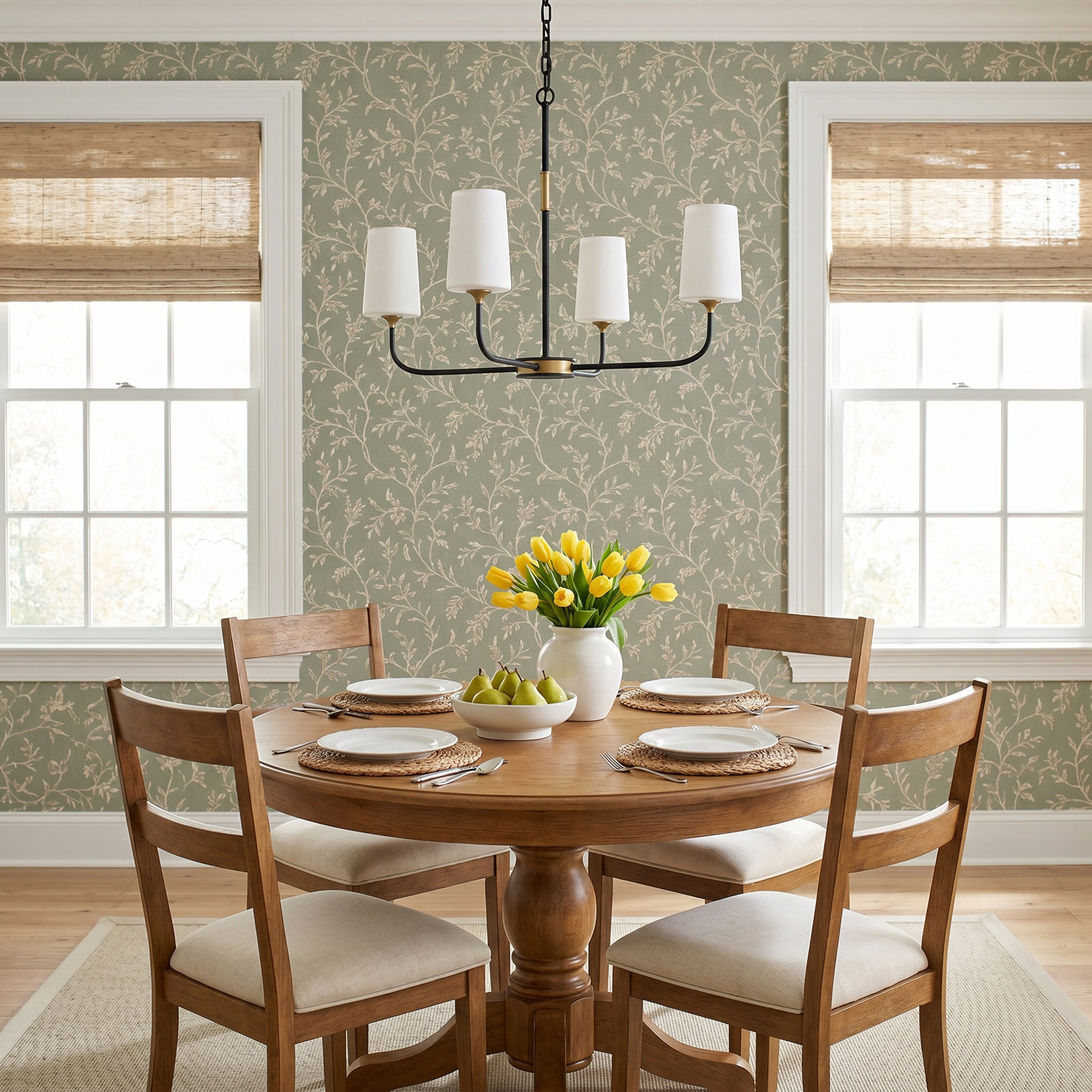 4 - Light Dimmable Chandelier, 96.5" H x 29" W x 29" D