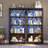Bookshelf With LED Lights, Bookcase With Open Display Shelves-958715854-971760351