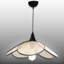 Luminaire suspendu simple en métal à hauteur réglable