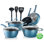 11 - Piece Non-Stick Aluminum Cookware Set