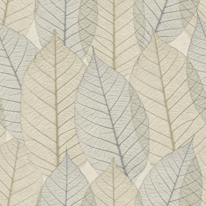 Rouleau de papier peint L 3 pi x 2 pi Anthuan, Bleu / beige