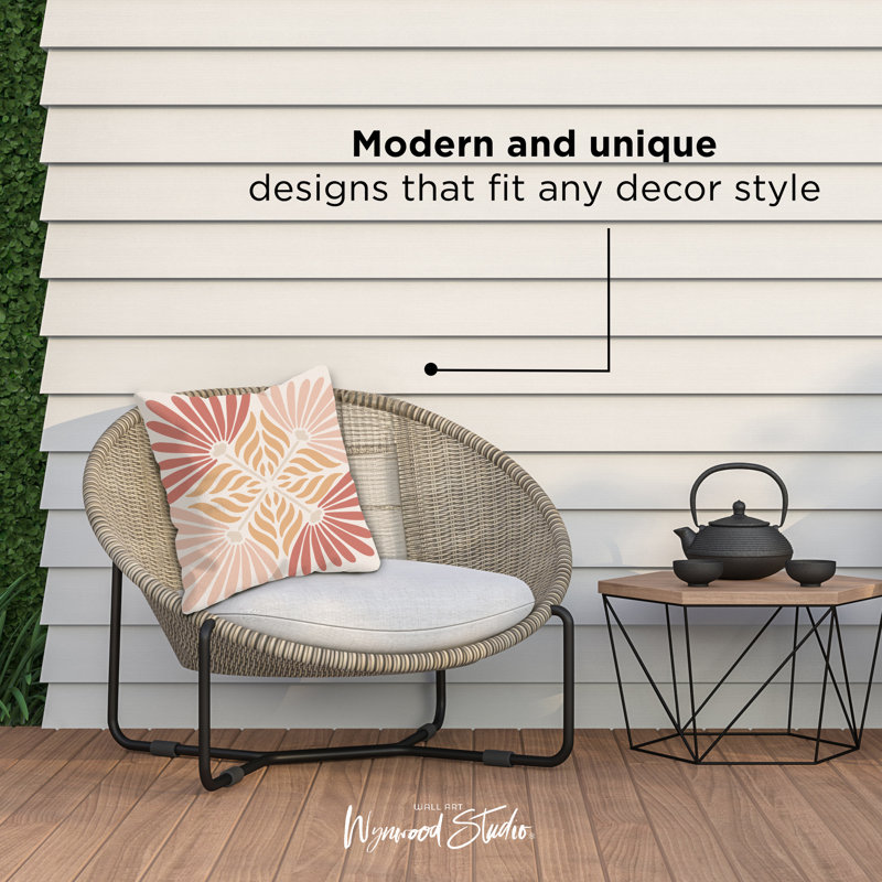 Geometric Outdoor Throw Pillow