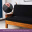 Housse pour futon lavable à coussins carrés extensible texturée-1407844897