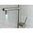 Heavy Duty Commercial Style Ledkitchen Sink Faucet, Single Handle Pre-Rinse Spring Sprayer Kitchen Faucets, High Arc Pull Down Brushed Nickel Kitchen Faucet