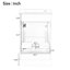 Meuble-lavabo simple 20 po avec comptoir en céramique-900246920