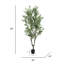 Olive artificielle en pot-1026647873