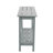 Outdoor 48'' Patio HDPE Adirondack 2-Tier Shelf Console Table, Rectangular Table Side Table, All-Weather Resistance-1156715851