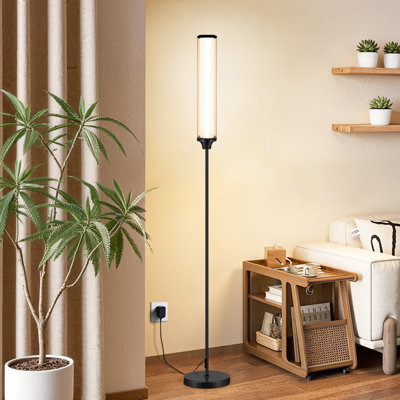 68.95" Traditional Floor Lamp Color Changing App and Remote Control for Party Living Room