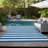 Washable Striped Indoor / Outdoor Rug-2025812077